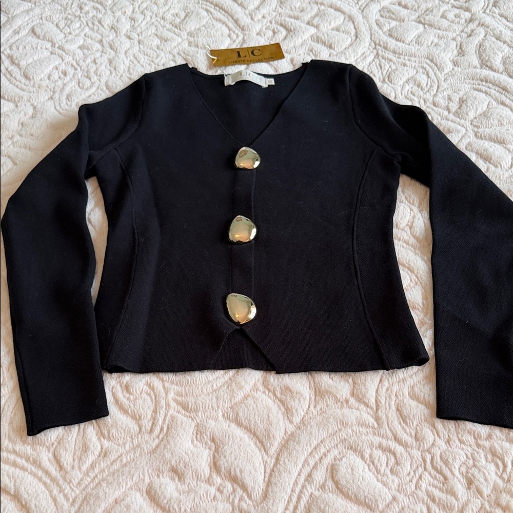Lizette Collection Black Sweater
